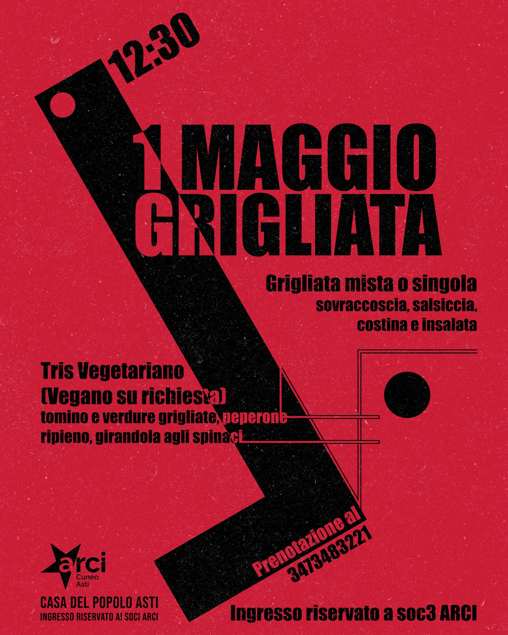 1° MAGGIO ALLA CASA DEL POPOLO DI ASTI