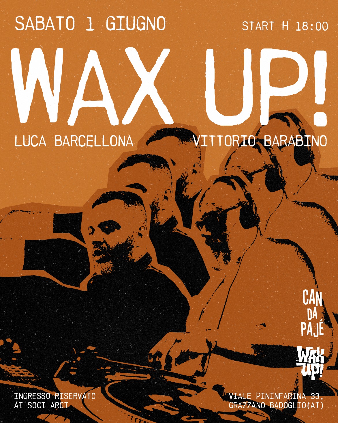 LUCA BARCELLONA E VITTORIO BARABINO – WAX UP! 