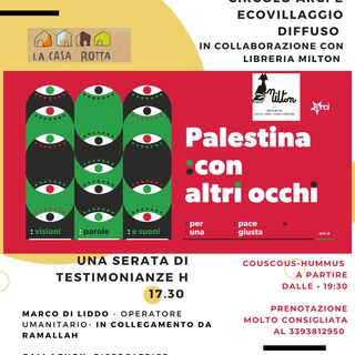 Palestina con altri occhi - una serata di testimonianze + aperitivo