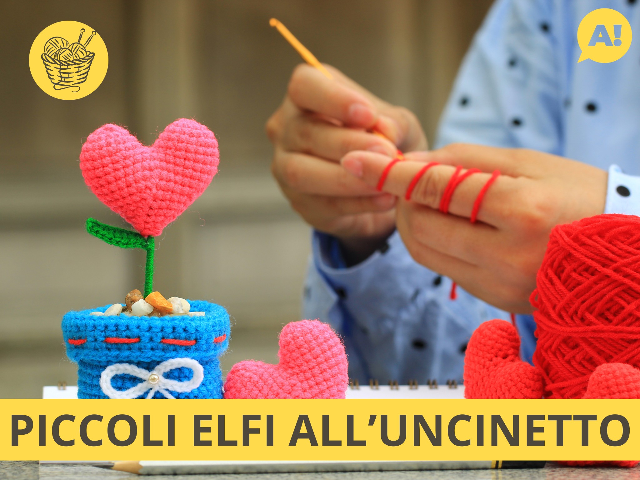 Laboratorio "Piccoli elfi all'uncinetto"
