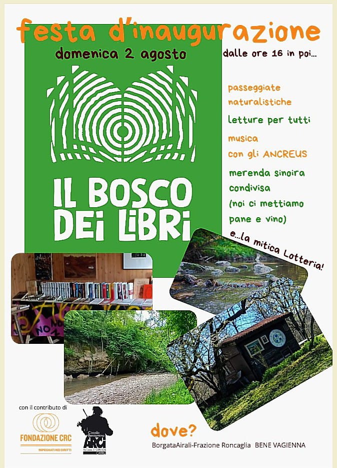 Festa d'Inaugurazione: IL BOSCO DEI LIBRI