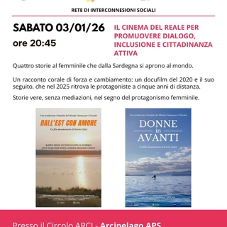 Serata Docufilm: "Dall'est con amore" - "Donne in avanti"