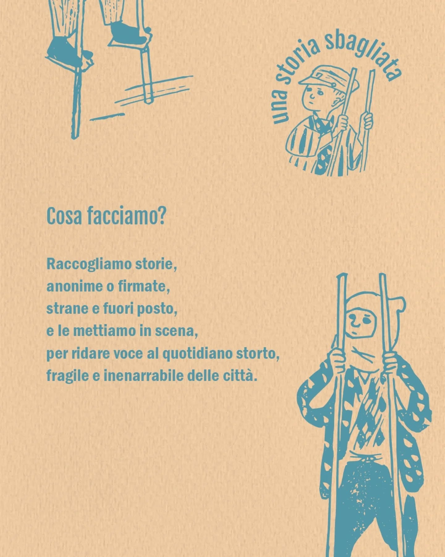 UNA STORIA SBAGLIATA - Un repertorio di storie, aneddoti, ritratti del quotidiano.