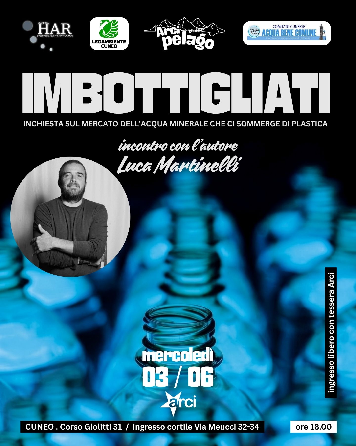 Presentazione inchiesta: "IMBOTTIGLIATI" con l'autore Luca Martinelli