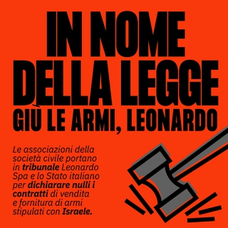 In nome della legge: azione legale della società civile contro Leonardo e lo Stato italiano