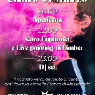 Apericena | Coro Euphonia | Live Painting di Limber | Dj Set