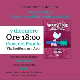 Presentazione del libro "Woodstock: ricordi, aneddoti, sentimenti diffusi" di Athos Enrile