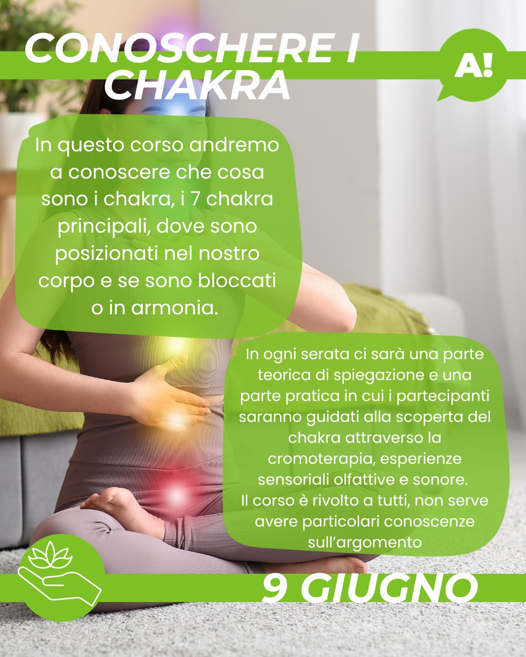 Corso CONOSCERE I CHAKRA