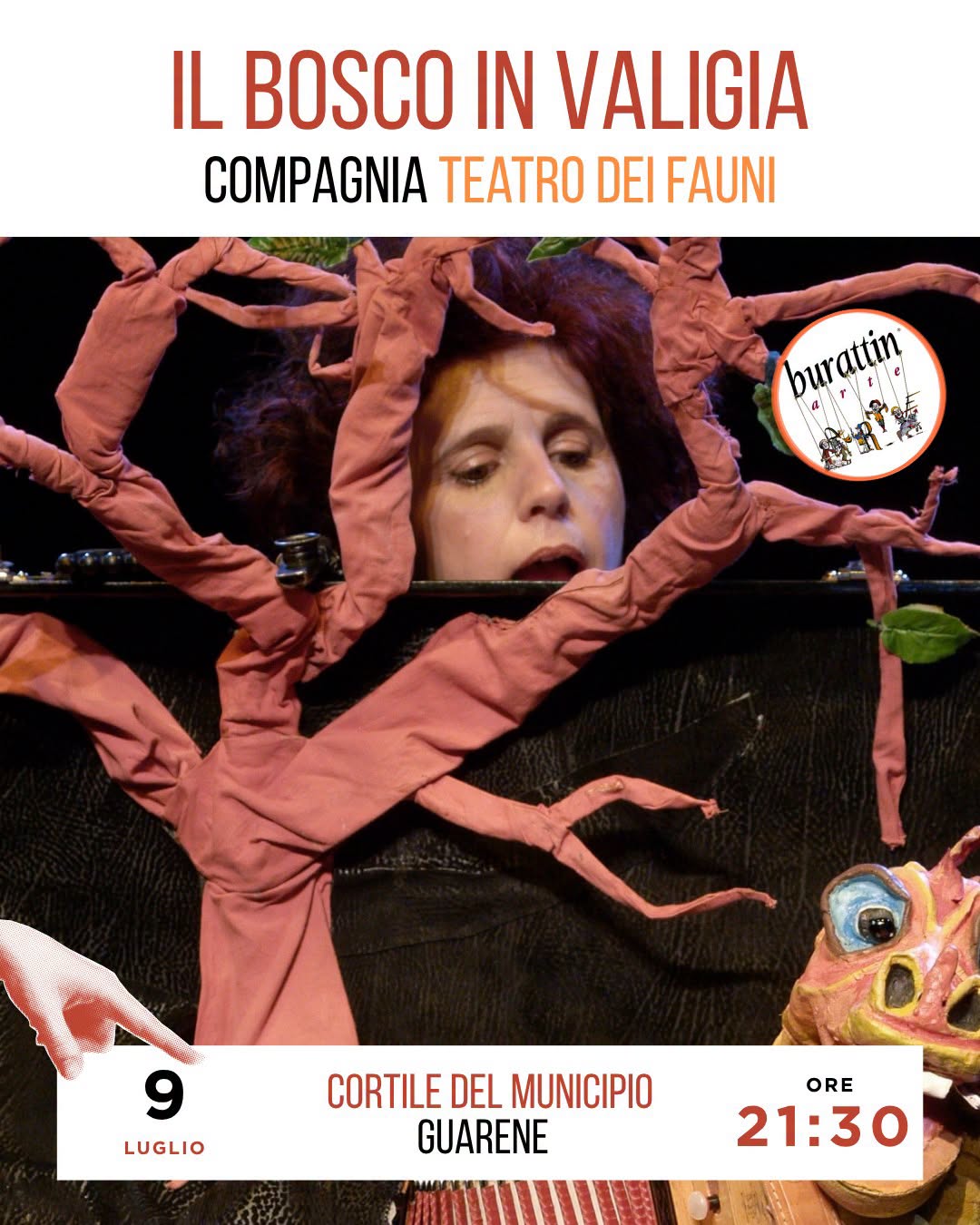 Spettacolo "IL BOSCO IN VALIGIA" Compagnia Teatro dei Fauni.