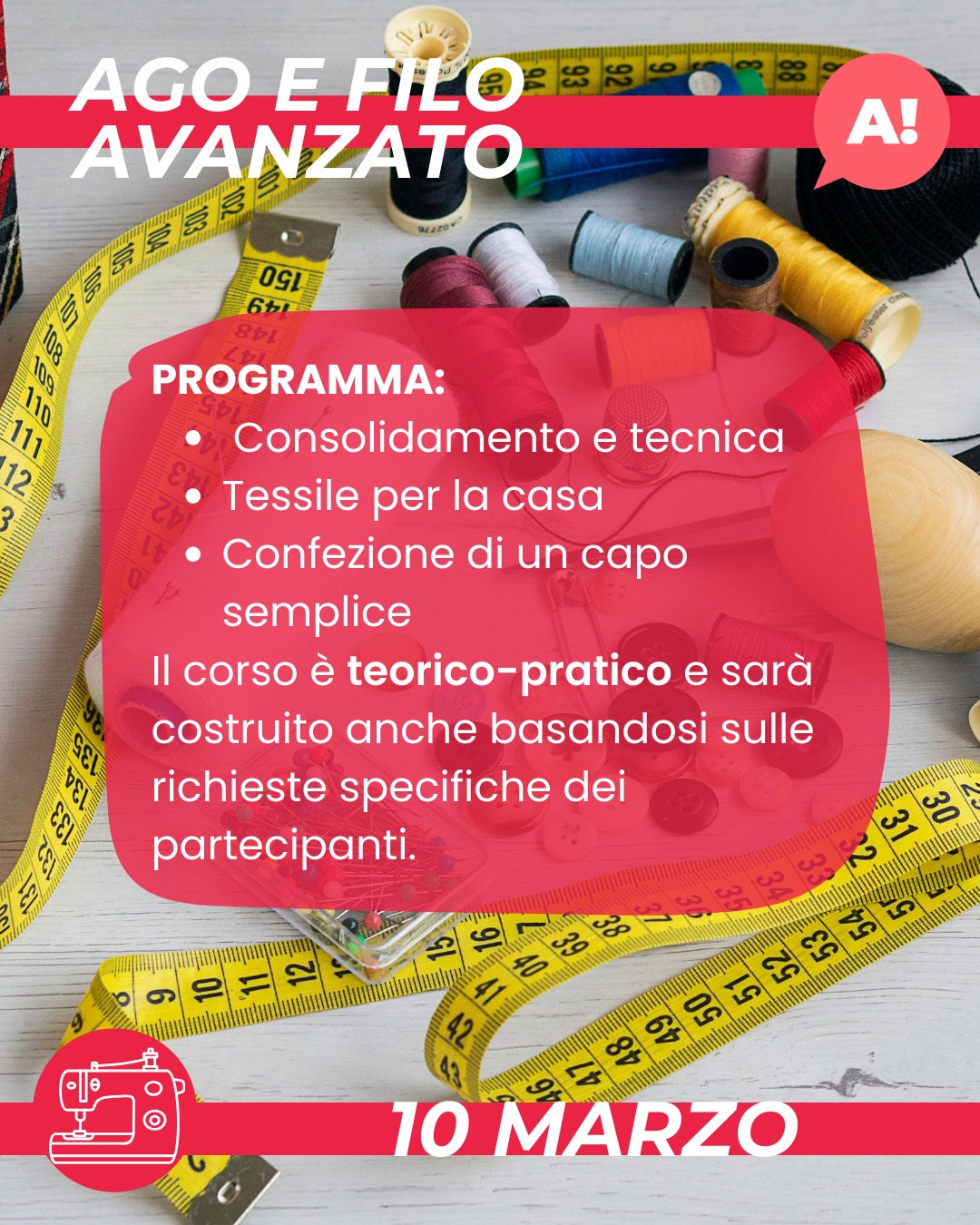 Corso di Ago e Filo Avanzato