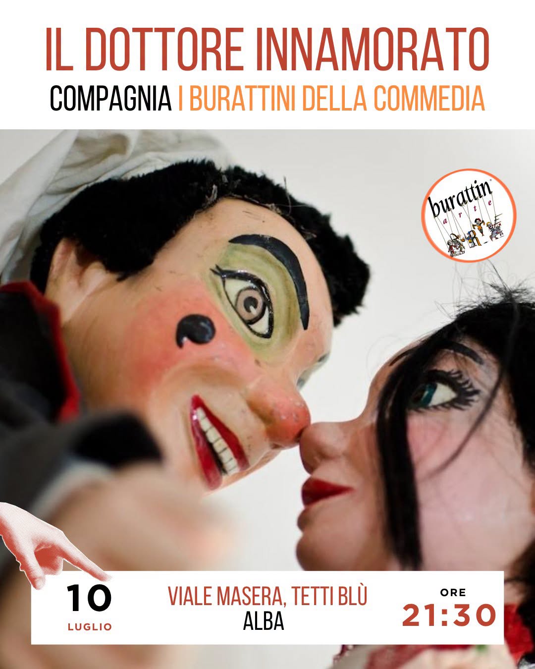 Spettacolo "IL DOTTORE INNAMORATO" con la Compagnia "I Burattini della Commedia" 