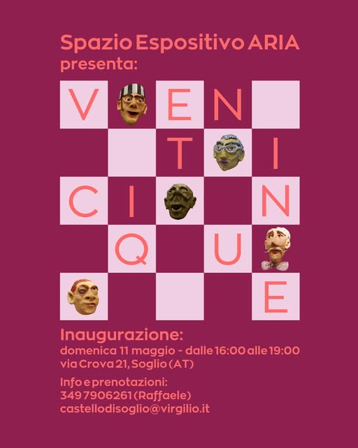 Mostra di sculture in carta VENTICINQUE presso lo Spazio Espositivo ARIA