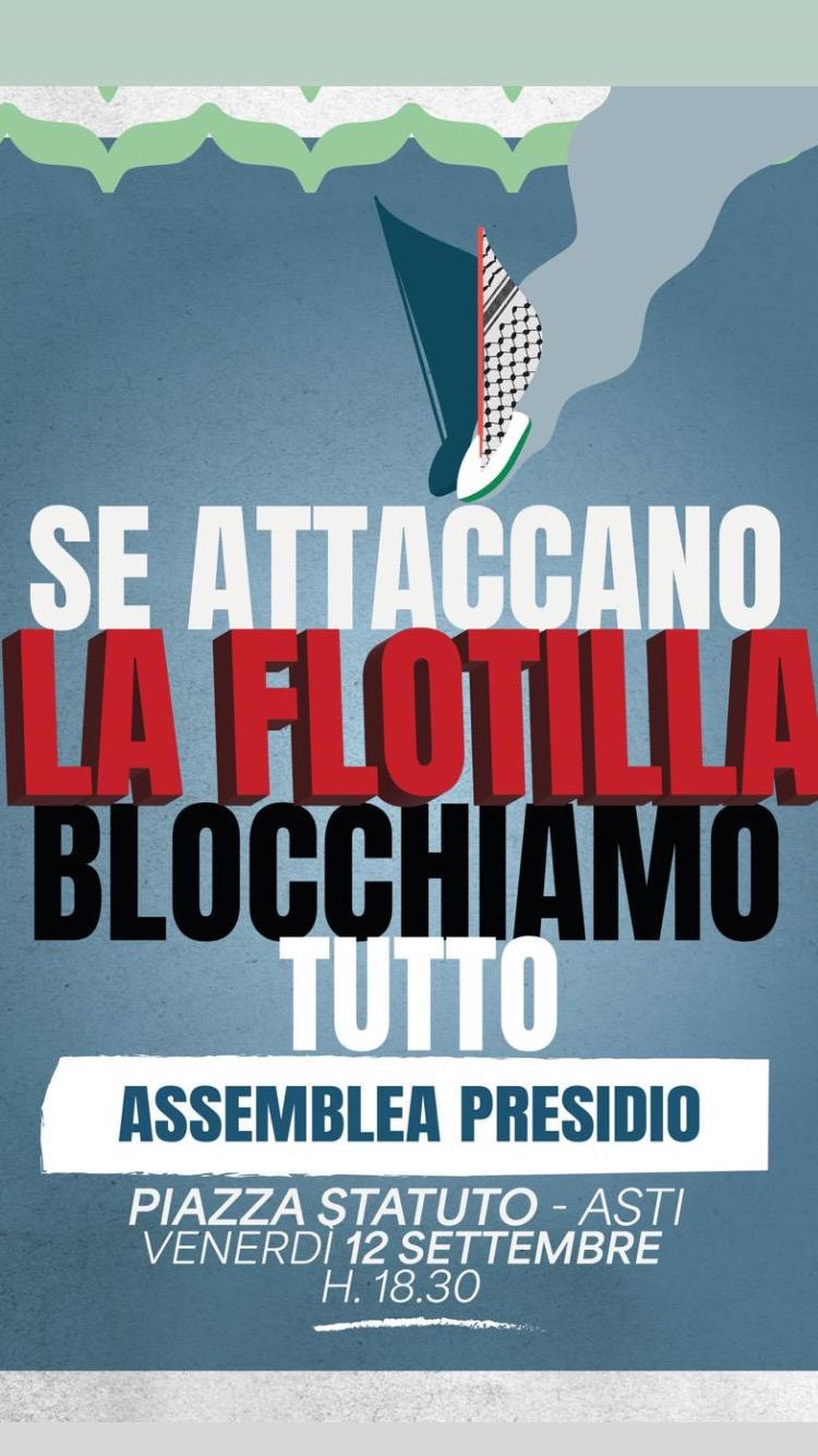 SE ATTACCANO LA FLOTTILLA BLOCCHIAMO TUTTO