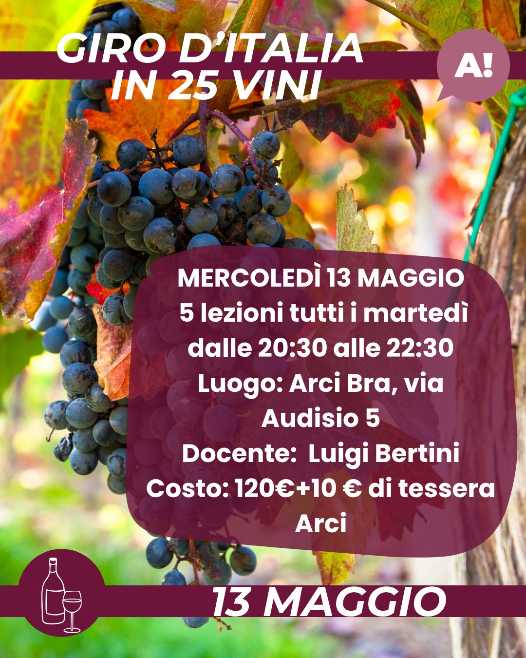 Corso IL GIRO D’ITALIA IN 25 VINI