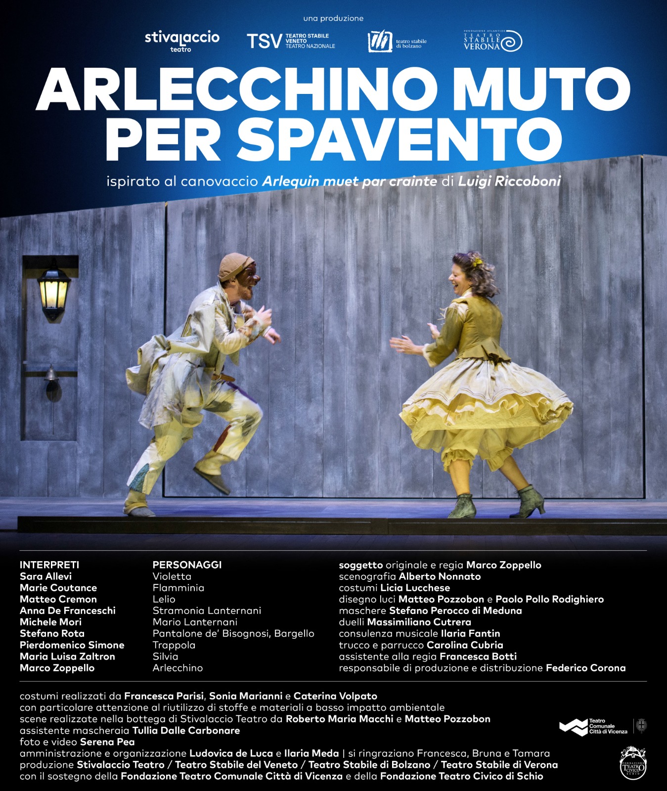 Spettacolo teatrale "ARLECCHINO MUTO PER SPAVENTO"