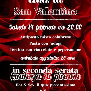 Cena di San Valentino alla Casa del Popolo di Asti