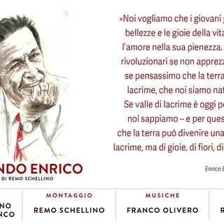 Proiezione del film "Cercando Enrico" di Remo Schellino