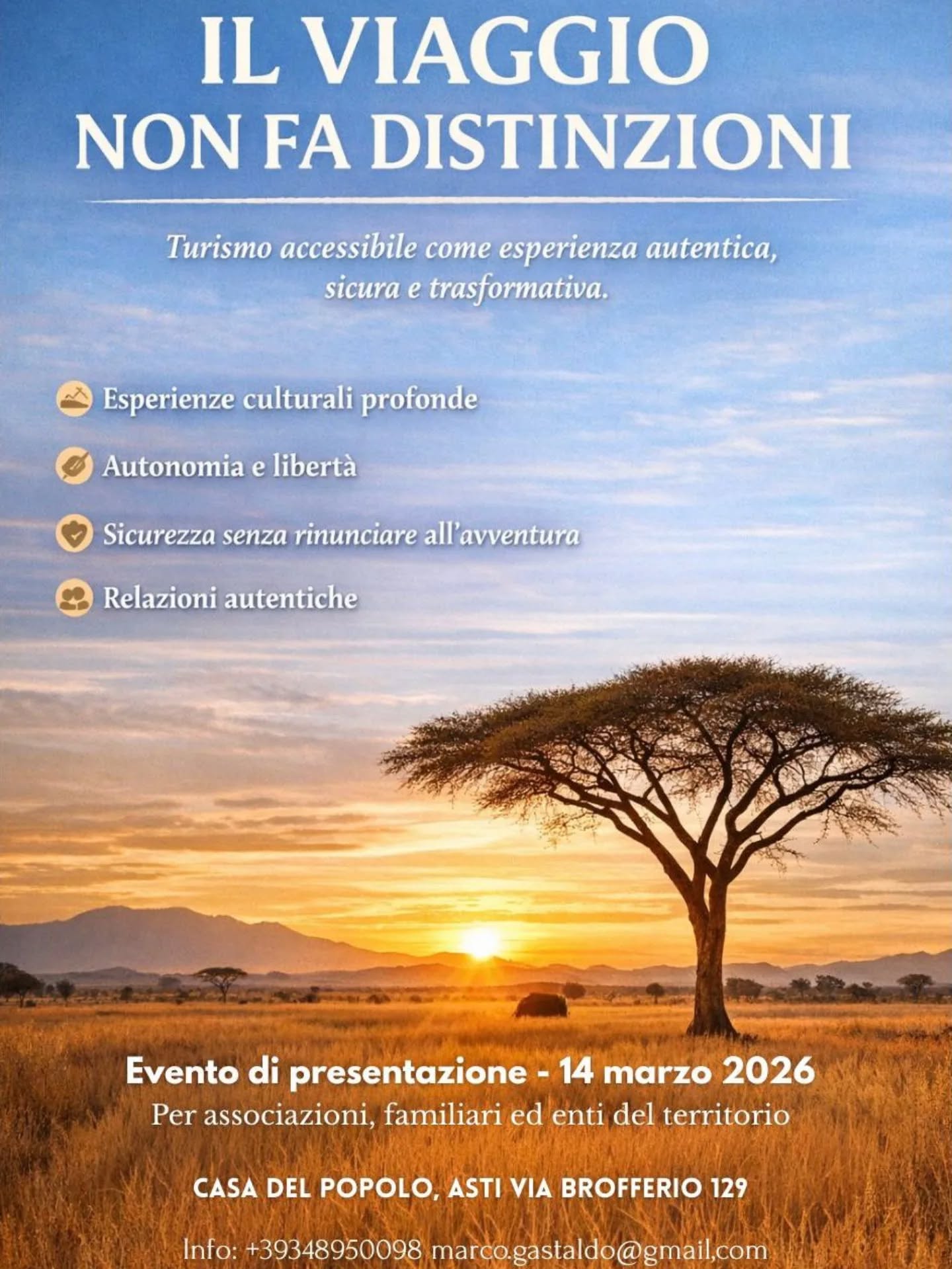 IL VIAGGIO NON FA DISTINZIONI