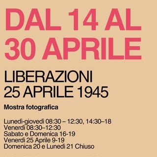 LIBERAZIONI 25 APRILE 1945  MOSTRA FOTOGRAFICA | Resistenze Cuneo Antifascista Aprile 2025 