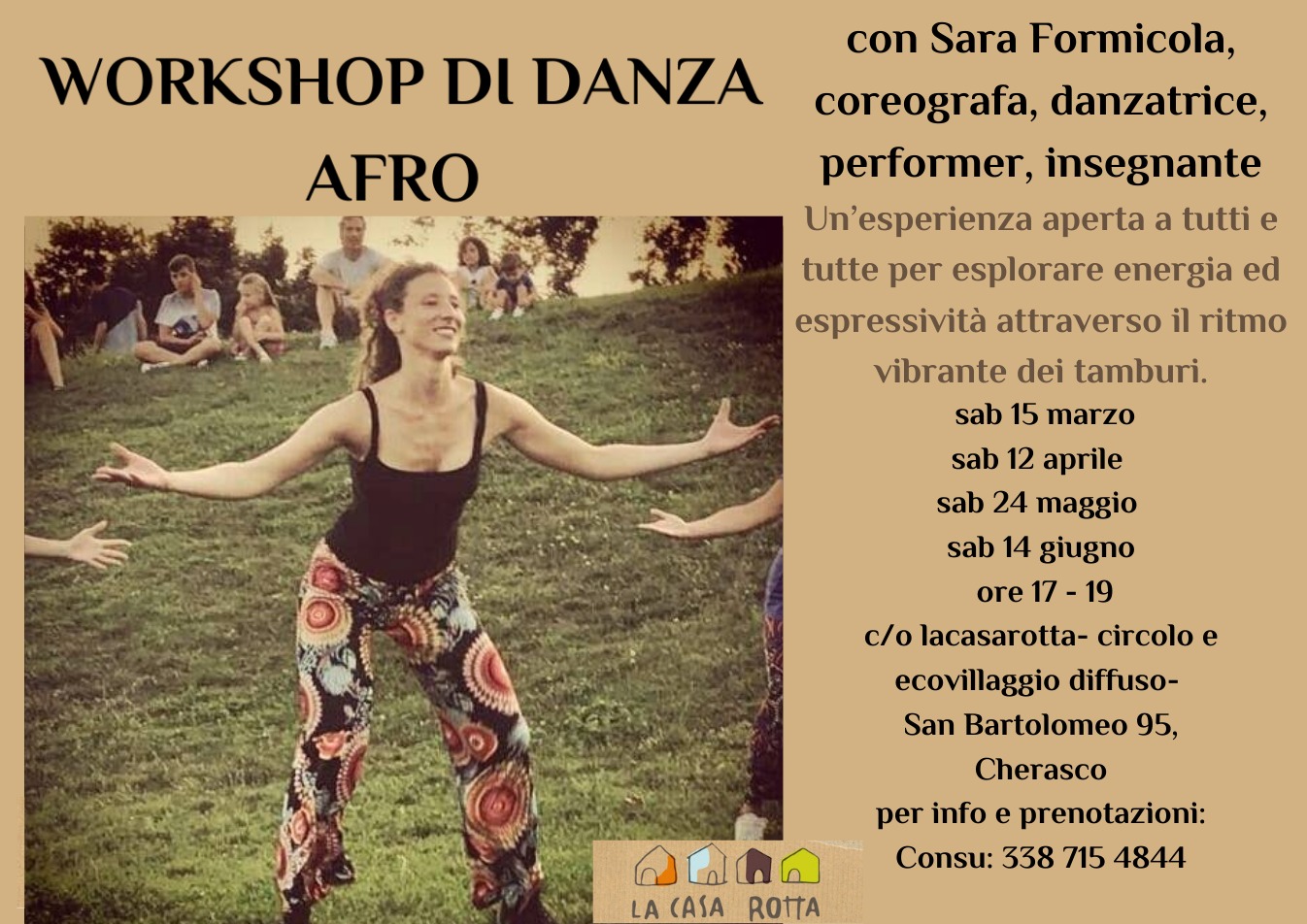 Lezioni di Afrodanza con Sara Formicola