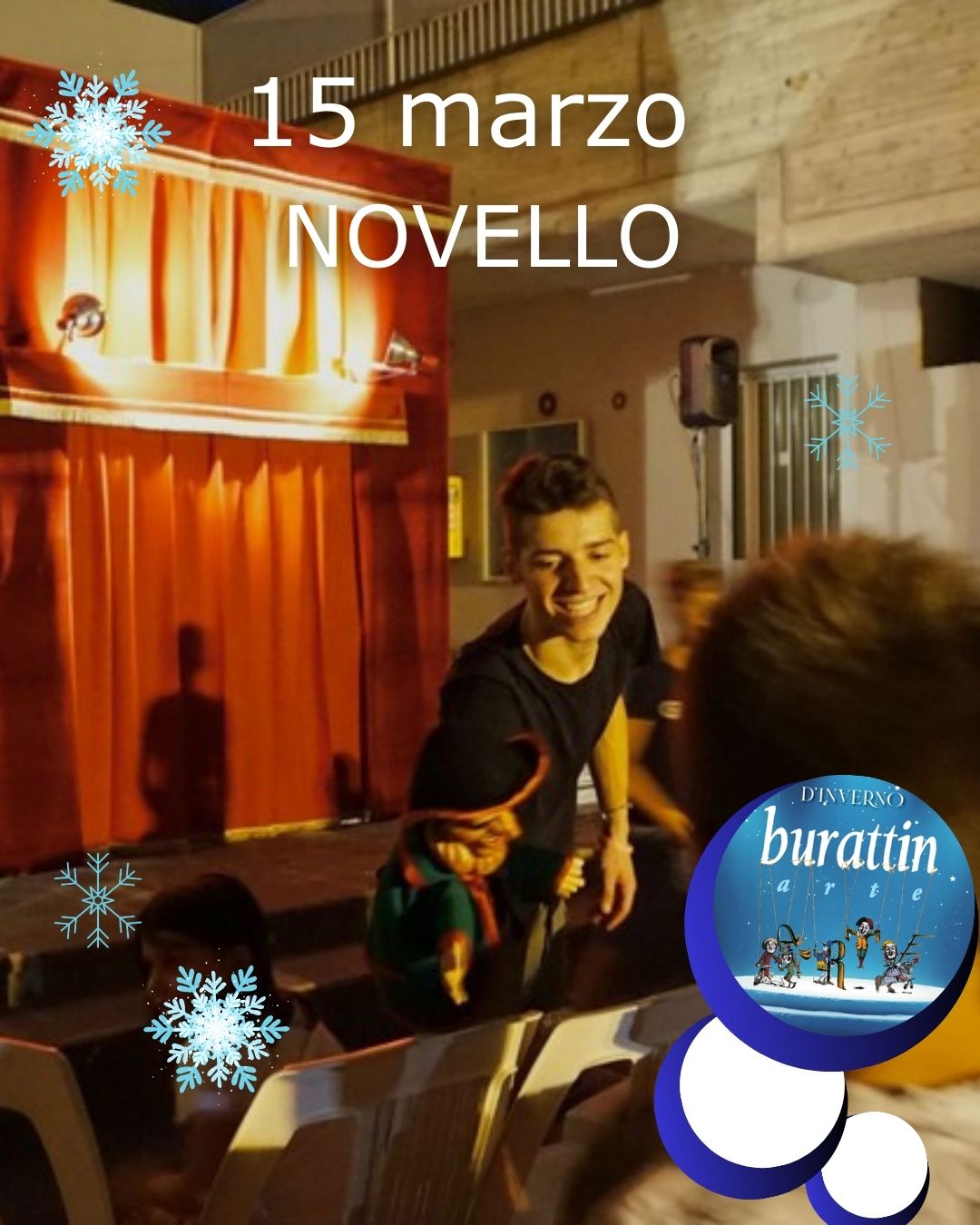 Spettacolo "Gioppino a Venezia in cerca di fortuna" con la compagnia Baraca & Böratì - Festival Burattinarte Invernale