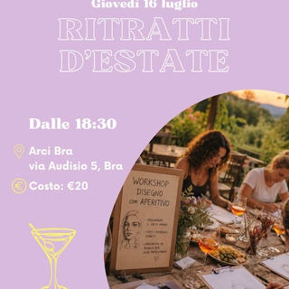 Ritratti d'estate - Workshop di disegno con aperitivo