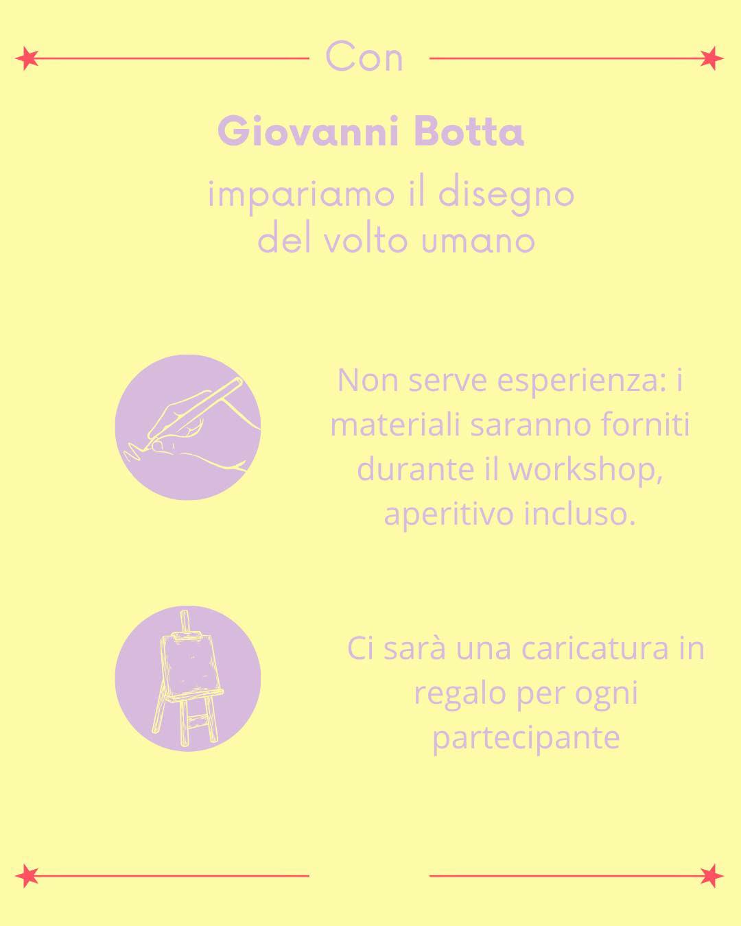 Ritratti d'estate - Workshop di disegno con aperitivo