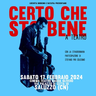 ALBERTO BIANCO "Certo che sto bene ... in Tour