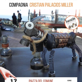 Spettacolo "POR UN PUNADO DE TUERCAS" con la Compagnia CRISTIAN PALACIOS MILLER