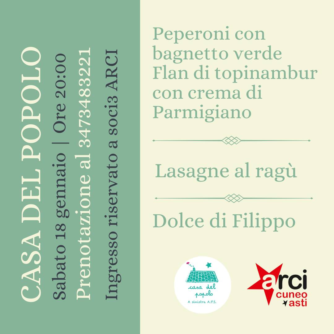 Cena + Karaoke Night alla Casa del Popolo