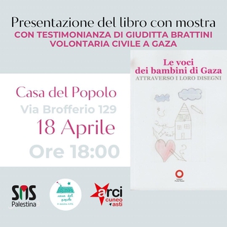  Presentazione del libro “Le voci dei bambini di Gaza attraverso i loro disegni”