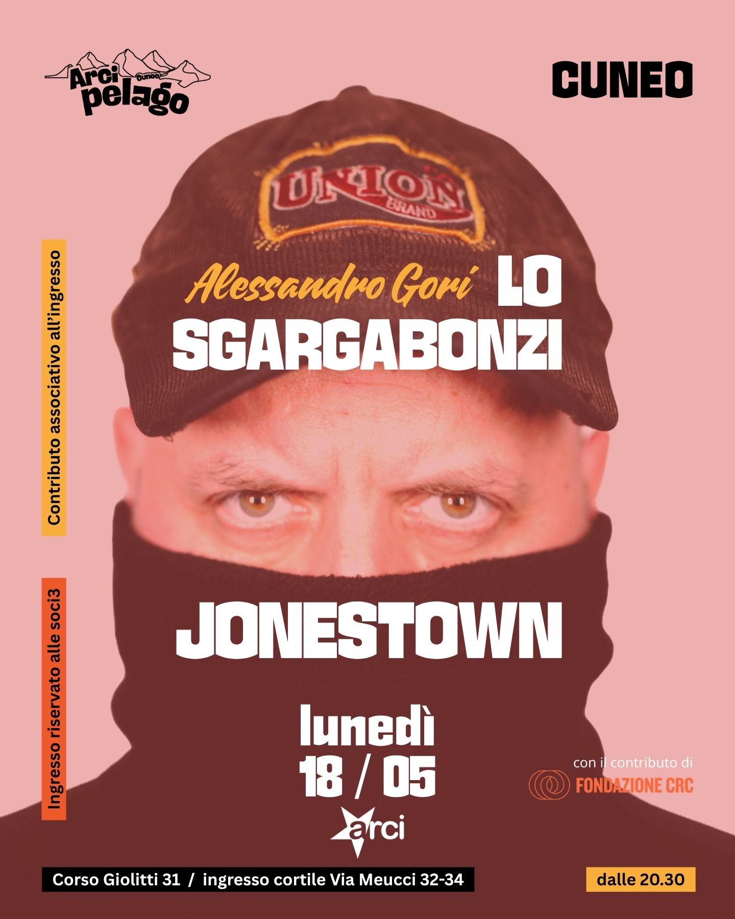 Spettacolo "JONESTOWN" di Alessandro Gori LO SGARGABONZI