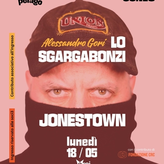 Spettacolo "JONESTOWN" di Alessandro Gori LO SGARGABONZI