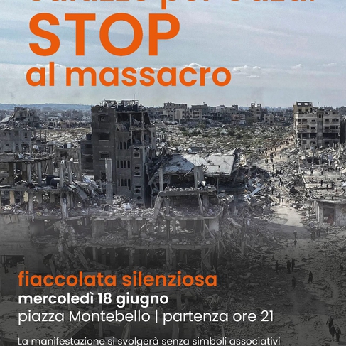 Saluzzo per Gaza: manifestazione mercoledì 18 giugno