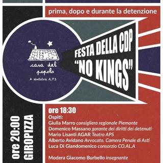 Festa della Casa del Popolo 2026: NO KINGS Edition - 18 giugno