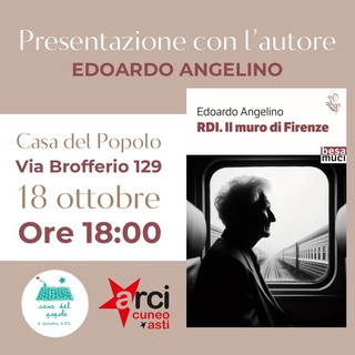 Edoardo Angelino presenta il suo nuovo libro, “RDI. Il muro di Firenze”
