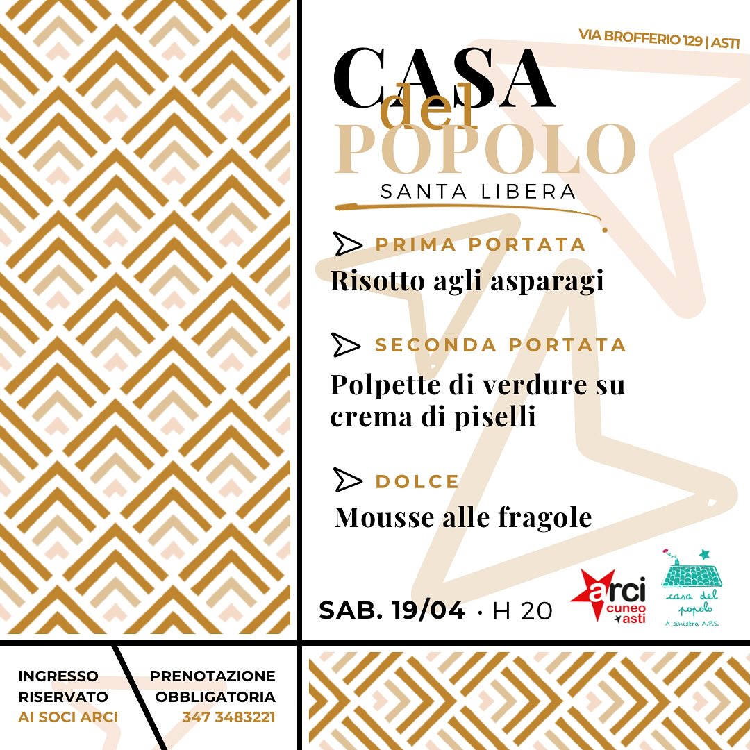 Concerto Dodo & Charlie + cena primaverile
