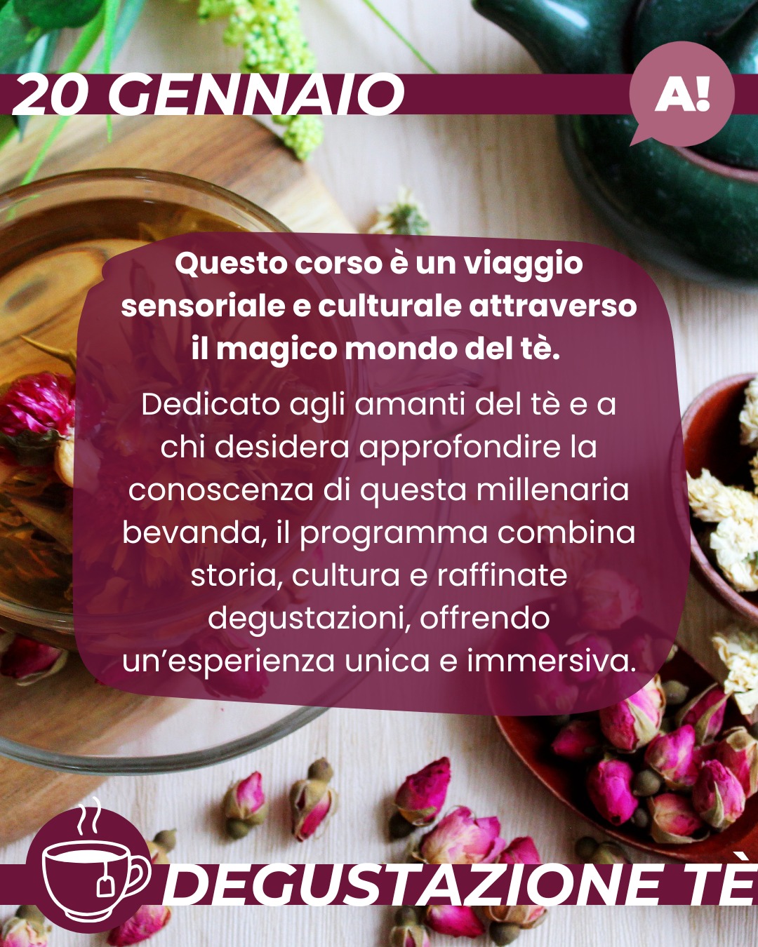 Corso degustazione di tè