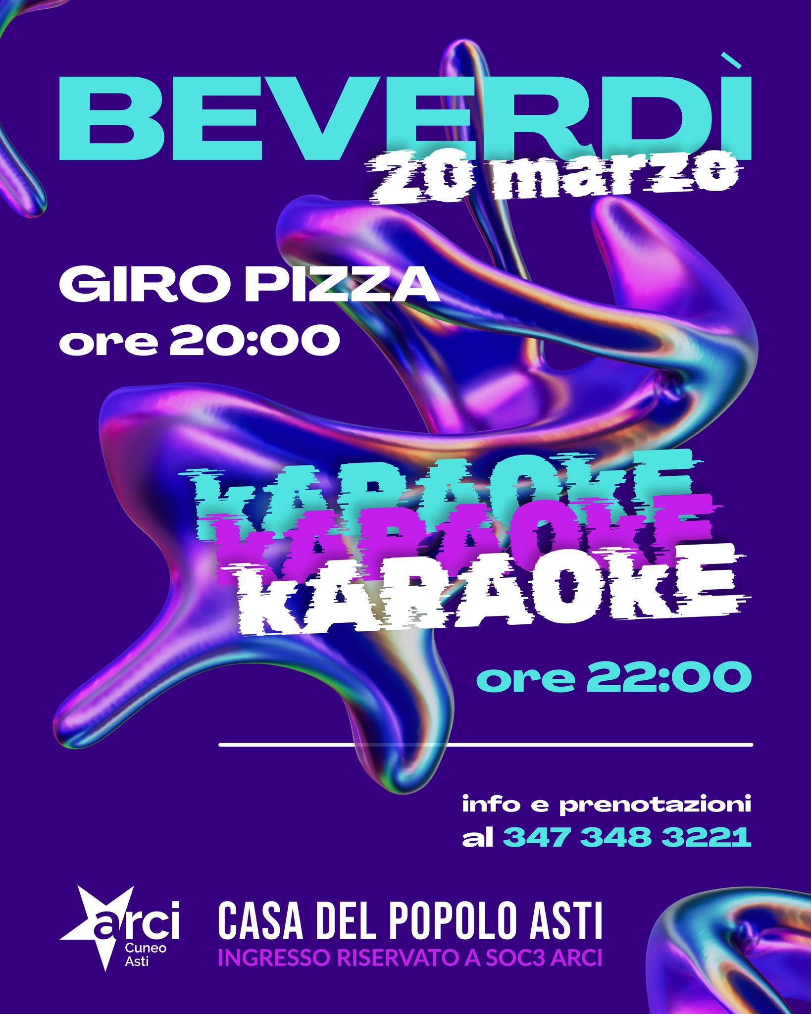 BEVERDÌ alla Casa del Popolo di Asti