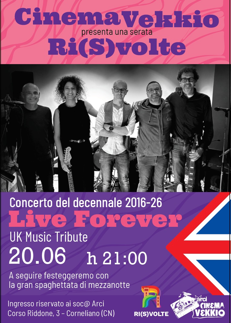 LIVE FOREVER 2016/2026 Concerto del DECENNALE