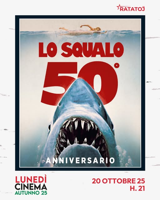 Proiezione del film LO SQUALO (1975) di Steven Spielberg - Stagione LUNEDÍCINEMA