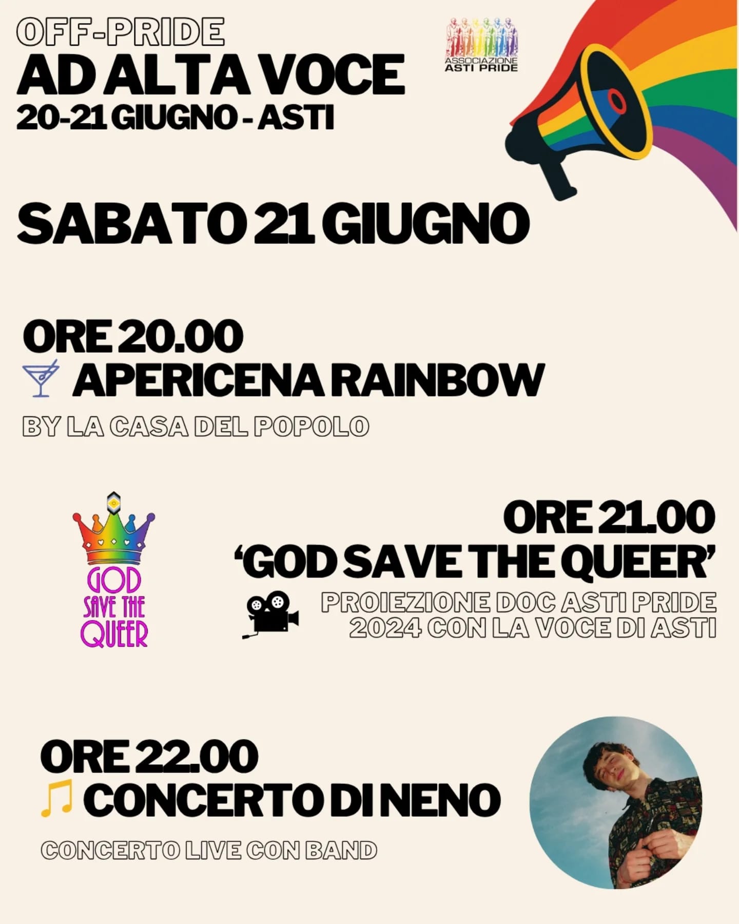 AD ALTA VOCE! - 21 GIUGNO