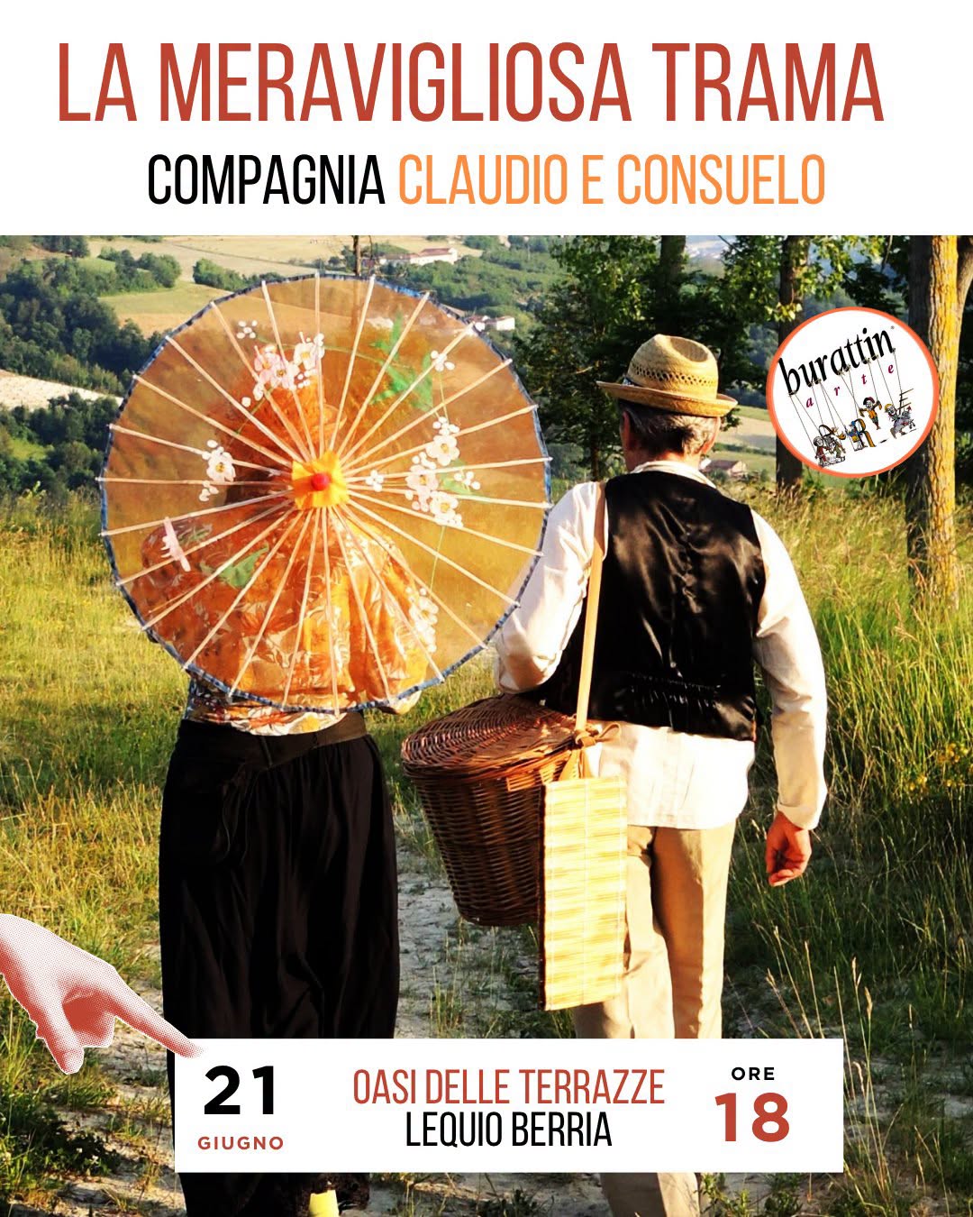 Spettacolo "La meravigliosa Trama" della Compagnia Claudio e Consuelo 
