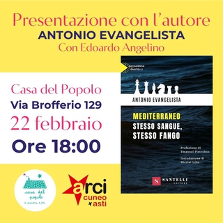 Presentazione del libro "Mediterraneo. Stesso sangue, stesso fango" di Antonio Evangelista