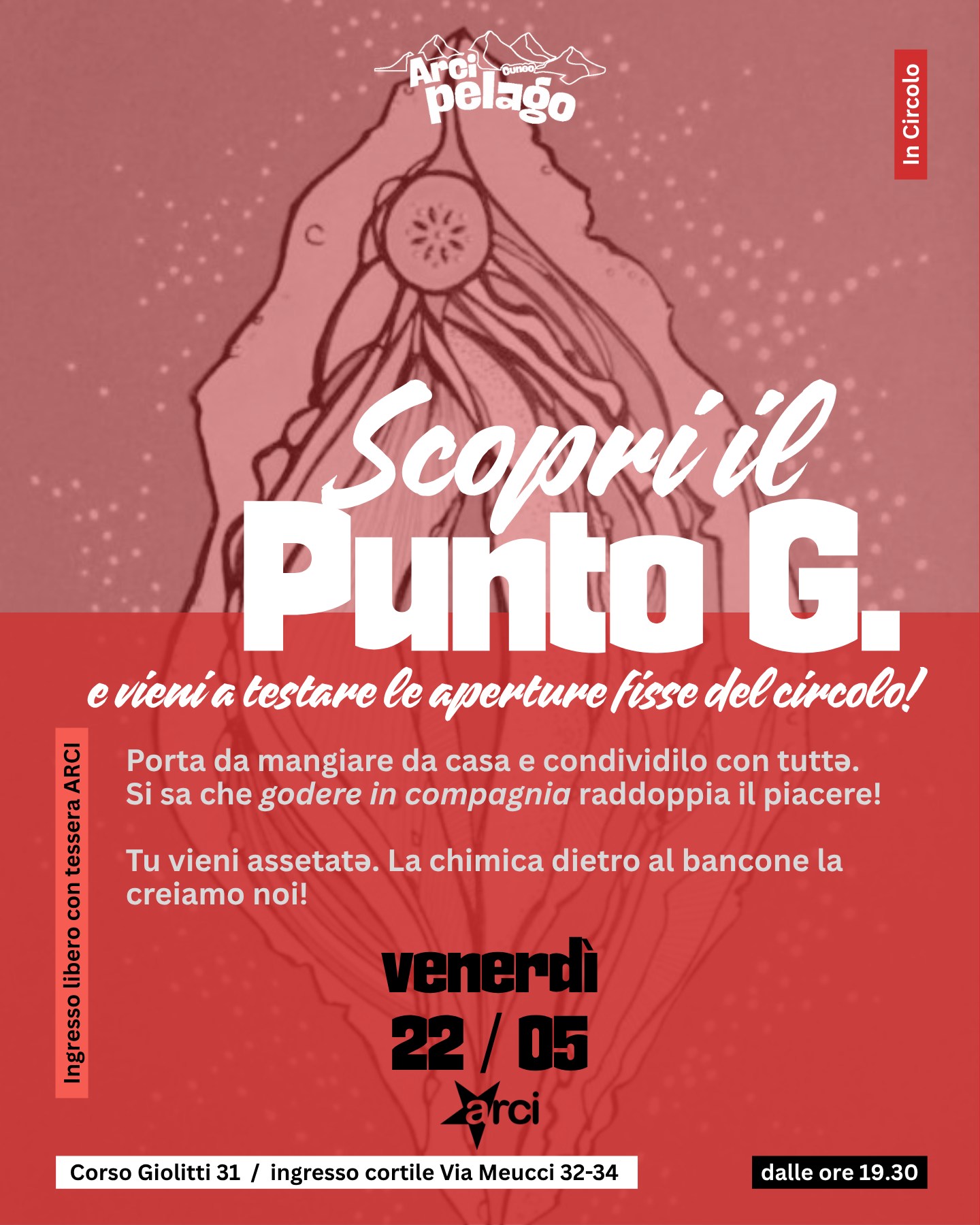 Scopri il Punto G e le aperture fisse di Arcipelago Cuneo !