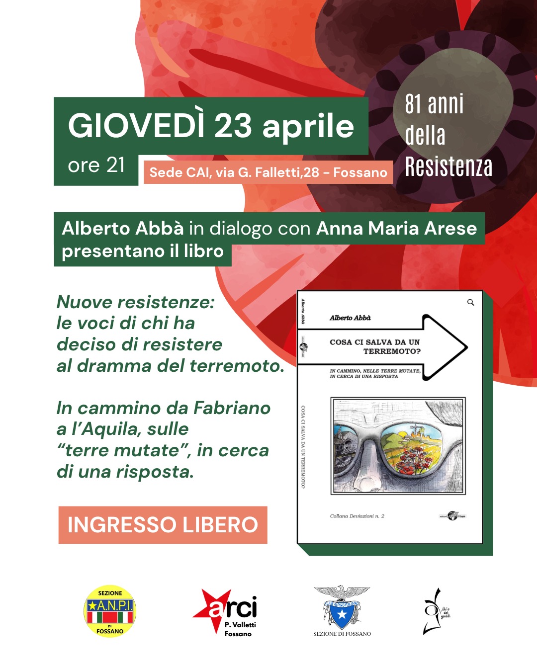 Presentazione del libro "Cosa ci Salva da un terremoto ?" di Alberto Abbà