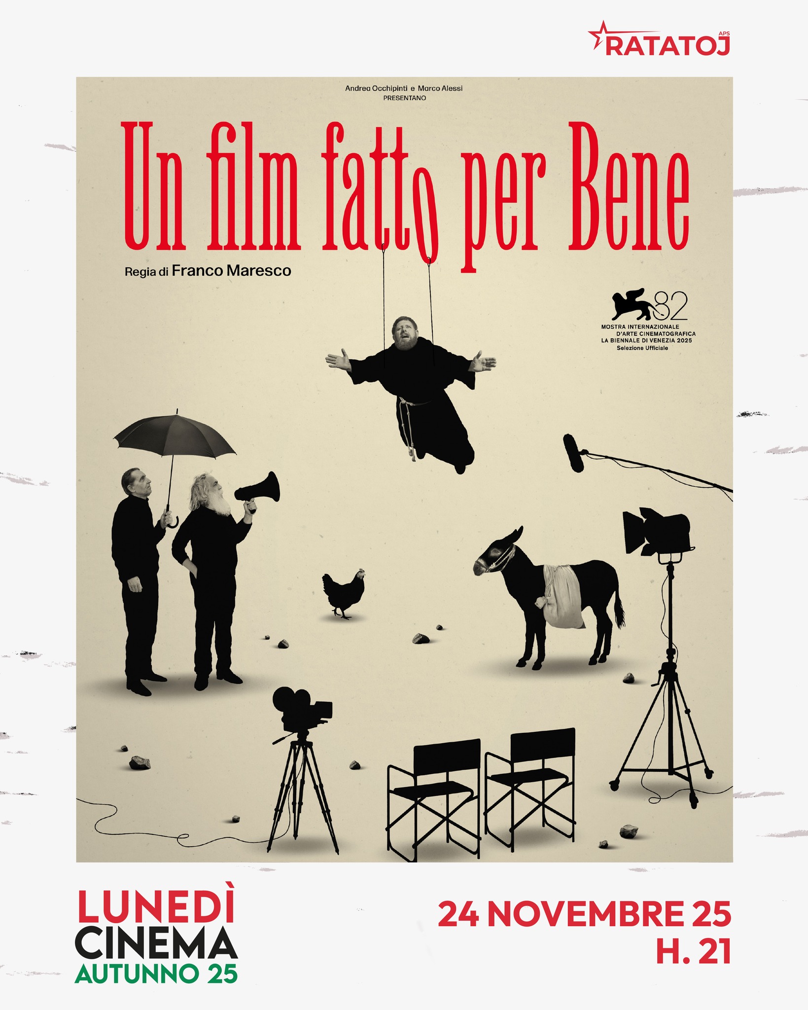 Proiezione del film UN FILM FATTO PER BENE (2025) di Franco Maresco - Stagione LUNEDÍ CINEMA