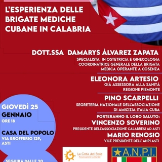 Sanità pubblica e solidarietà - L'esperienza delle Brigate Mediche Cubane in Calabria
