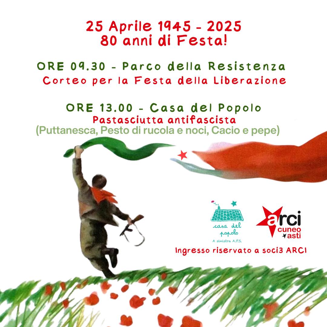 Corteo per la Festa della Liberazione e Pastasciutta Antifascista
