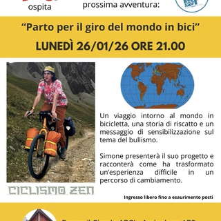 "Parto per il giro del mondo in bici" con Simone Avataneo 